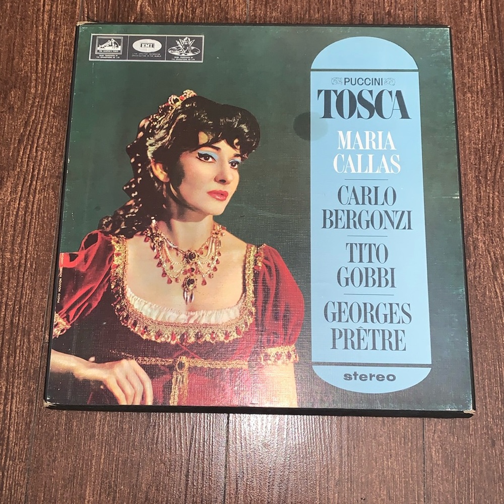 María callas, Tosco Puccini book 2LP box set